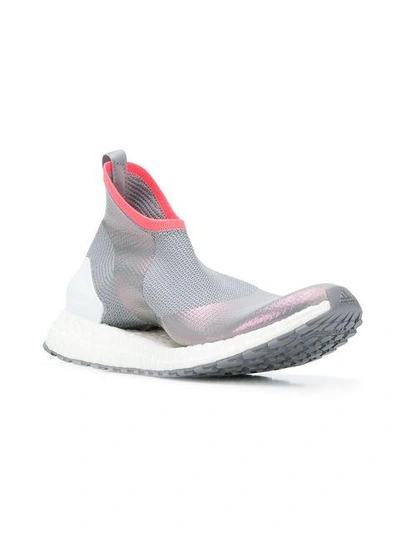 ADIDAS BY STELLA MCCARTNEY AQ0513 MID GREY/FTWR WHITE /TURBO  Leather/Fur/Exotic Skins->Leather