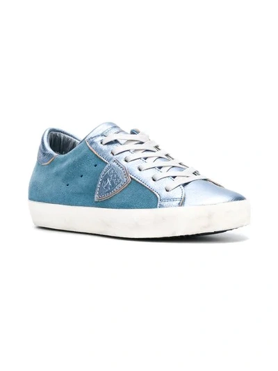 Shop Philippe Model Paris Sneakers - Blue