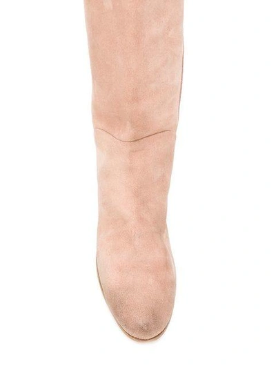 Shop Marsèll Knee Boots In Pink