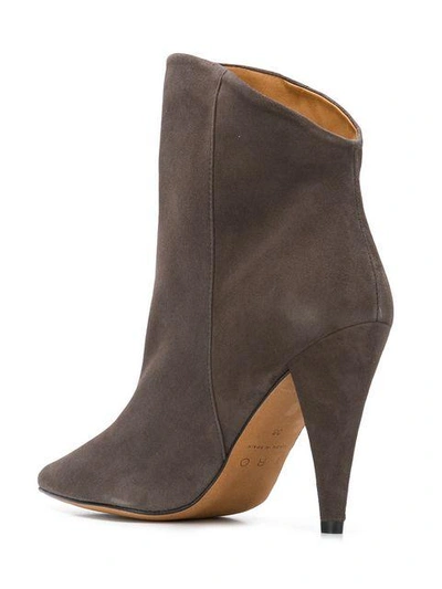 Shop Iro Amy Boots In Grey