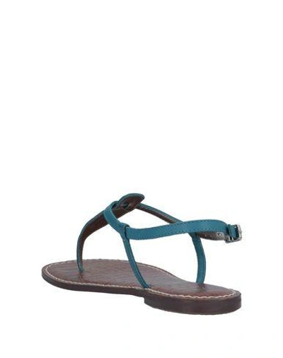 Shop Sam Edelman Toe Strap Sandals In Pastel Blue