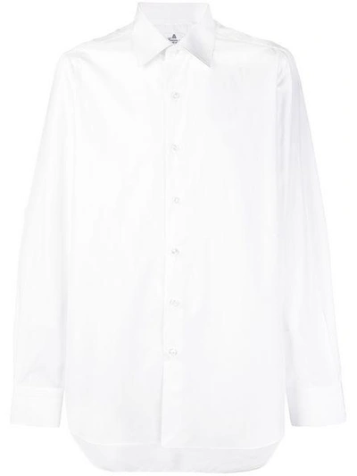 Shop Finamore 1925 Napoli Plain Shirt - White