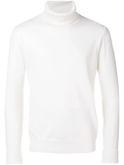 Shop Ballantyne Roll-neck Sweater - White