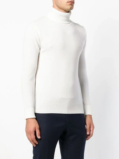 Shop Ballantyne Roll-neck Sweater - White