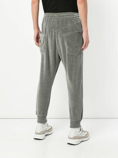 Shop Song For The Mute Drawstring Track Pants In Grey