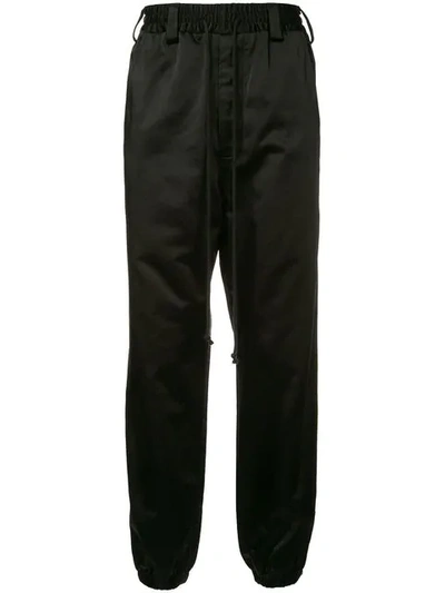 Shop Song For The Mute Tailored Track Pants In Black