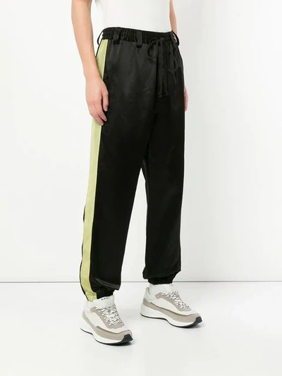 Shop Song For The Mute Tailored Track Pants In Black