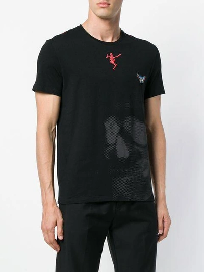 Shop Alexander Mcqueen Skull Print T-shirt - Black