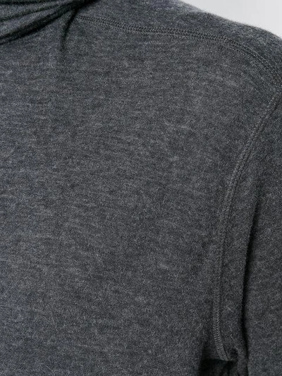 Shop Majestic Filatures Roll Neck Sweatshirt - Grey