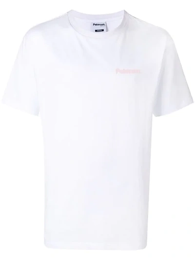 Shop Paterson Logo Print T In White