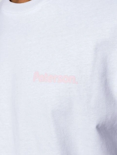 Shop Paterson Logo Print T In White