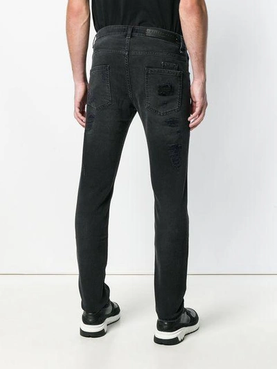 Shop Philipp Plein Slim Fit Jeans - Black