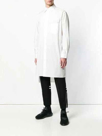 Shop Y-3 Longline Shirt - White