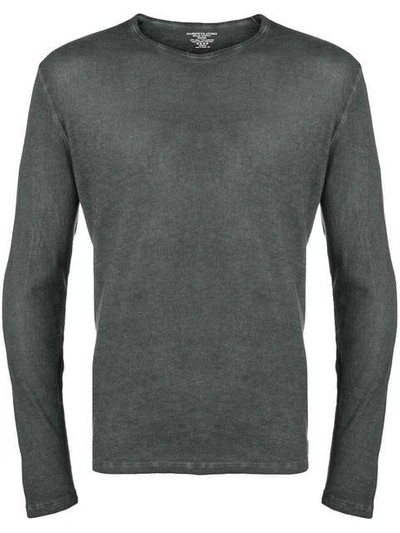 Shop Majestic Filatures Long Sleeved Sweatshirt - Grey