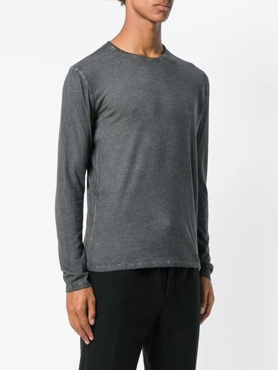 Shop Majestic Filatures Long Sleeved Sweatshirt - Grey