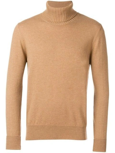 Shop Ballantyne Roll-neck Sweater - Neutrals