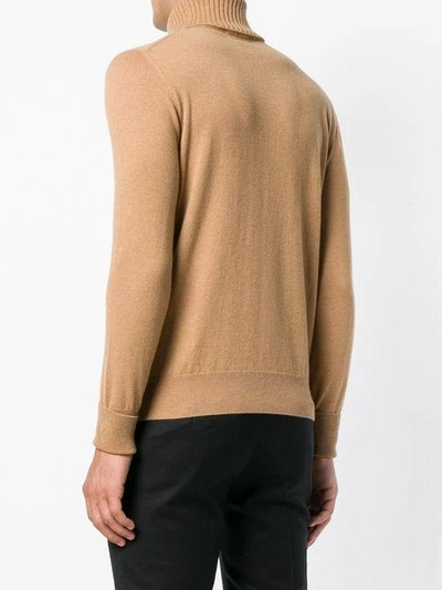 Shop Ballantyne Roll-neck Sweater - Neutrals