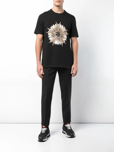 Shop Neil Barrett Geometric Print Tee-shirt