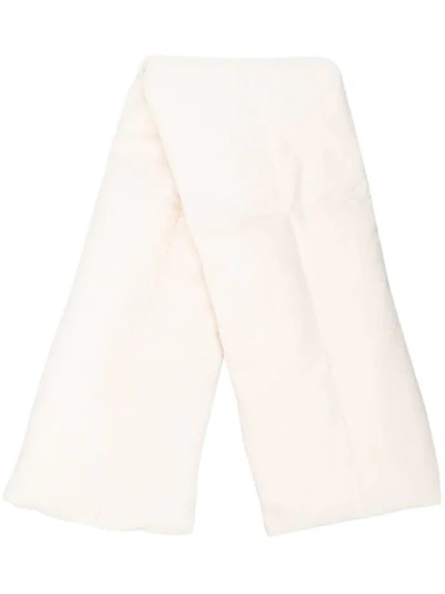Shop Rick Owens Padded Scarf In White