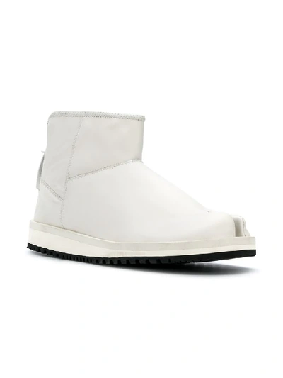 Shop Suicoke Tabi Toe Ankle Boots In White