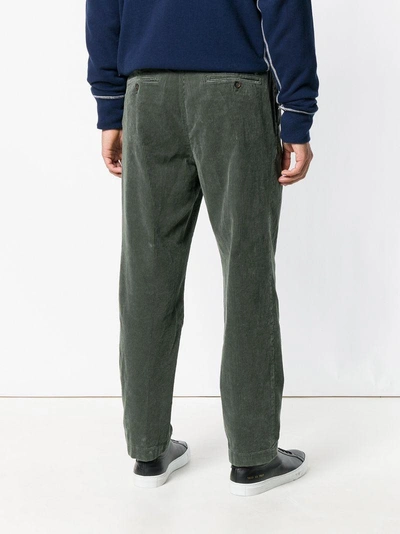 Shop Closed Corduroy Trousers In Green