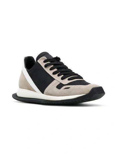 Shop Rick Owens Lace-up Sneakers In Black