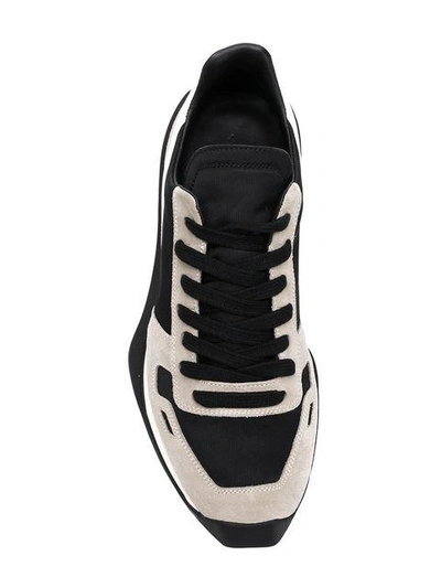 Shop Rick Owens Lace-up Sneakers In Black