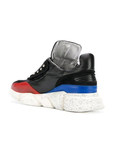 Shop Dorothee Schumacher Colour Block Sneakers - Black