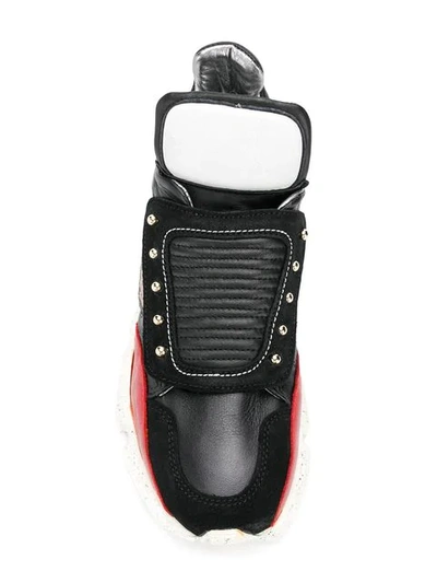 Shop Dorothee Schumacher Colour Block Sneakers - Black