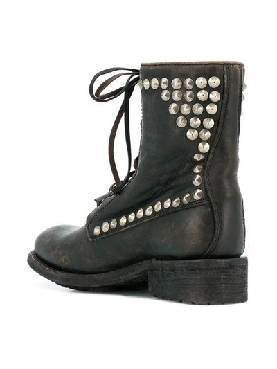 Shop Ash Ralph Lace-up Boots In Black