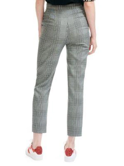Shop Maje Checker Pants In Checked