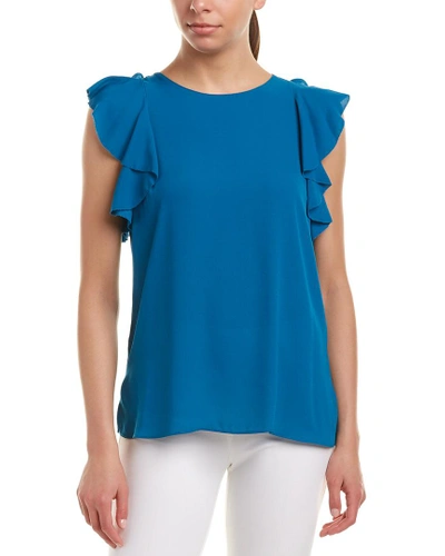 Shop T Tahari Tank In Blue