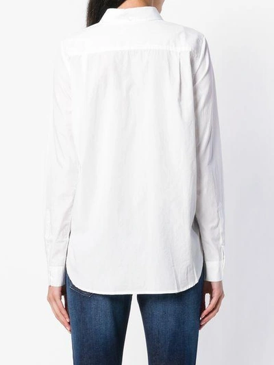 Shop Closed Plain Fitted Shirt In White