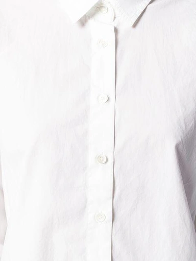 Shop Closed Plain Fitted Shirt In White
