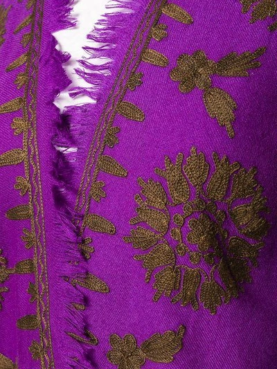 Shop P.a.r.o.s.h . Cropped Sleeved Jacket - Purple