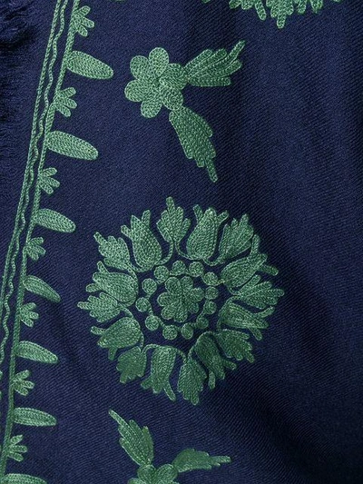 Shop P.a.r.o.s.h . Embroidered Kimono Jacket - Blue