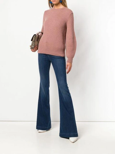 Shop Closed Ribbed Jumper - Pink