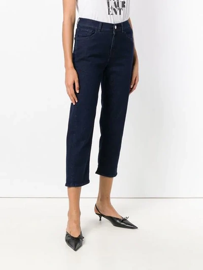 Shop Haikure Hew Cropped Jeans In Blue