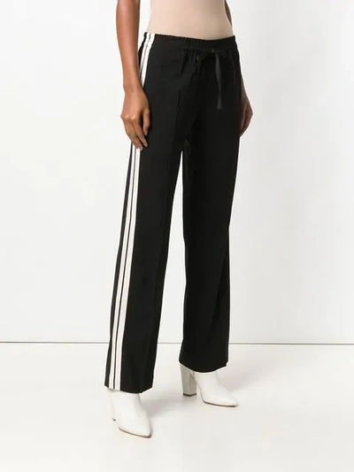 Shop Zadig & Voltaire Zadig&voltaire Side Striped Trousers - Black