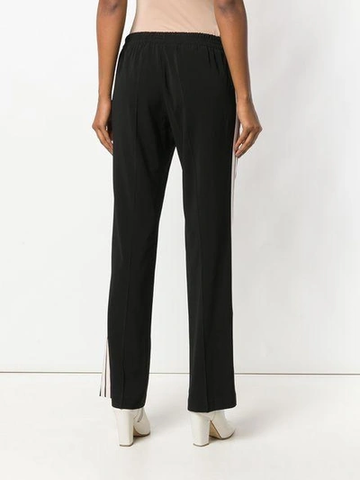 Shop Zadig & Voltaire Zadig&voltaire Side Striped Trousers - Black