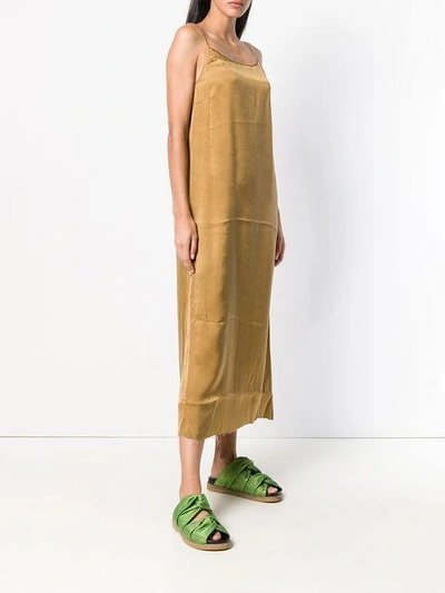 Shop Uma Wang Slip-on Dress In Brown