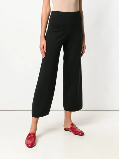 Shop D-exterior Cropped Wide In Black