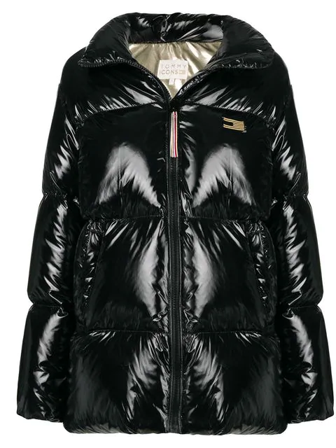 tommy hilfiger high gloss coat