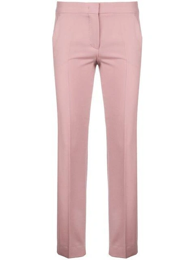 Shop Max Mara Straight-leg Trousers - Pink