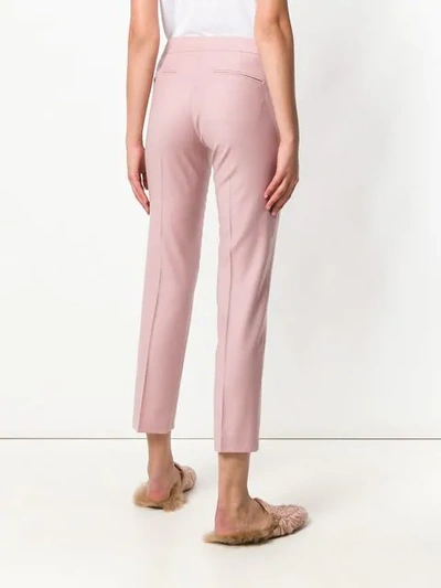 Shop Max Mara Straight-leg Trousers - Pink