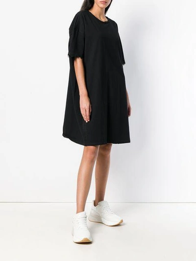 Shop Opening Ceremony Lace Trim T-shirt Dress In Black