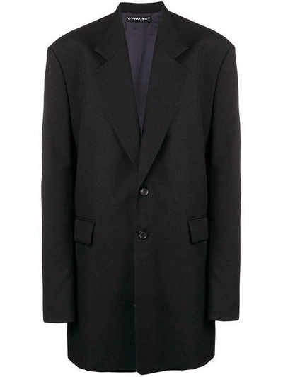 Shop Y/project Y / Project Oversized Blazer Coat - Black