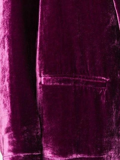 Shop Roberto Collina Velvet Blazer - Pink