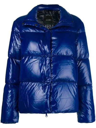 Shop Duvetica Padded Jacket In Blue