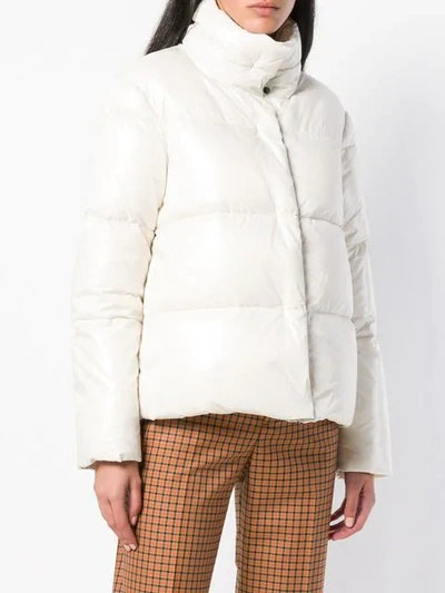 Shop Duvetica Padded Jacket In White